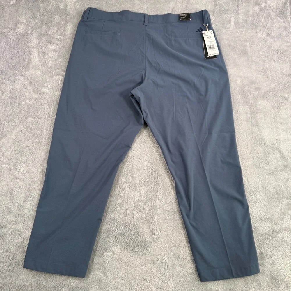 NWT Adidas Nylon Chino Mens 38x30 Preloved Ink Golf Pants Regular Fit IU2844
